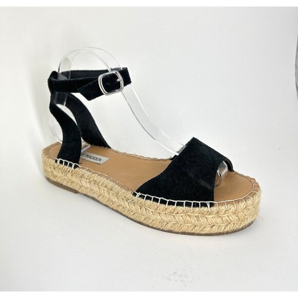 Steve Madden Suede Upper Flat Espadrilles Size 7.5 - Picture 2 of 10